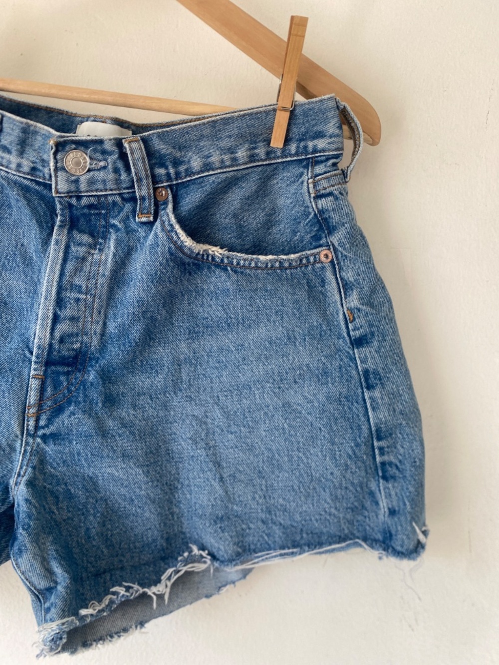AGOLDE 28 Parker Long Denim Short - Picture 6 of 11